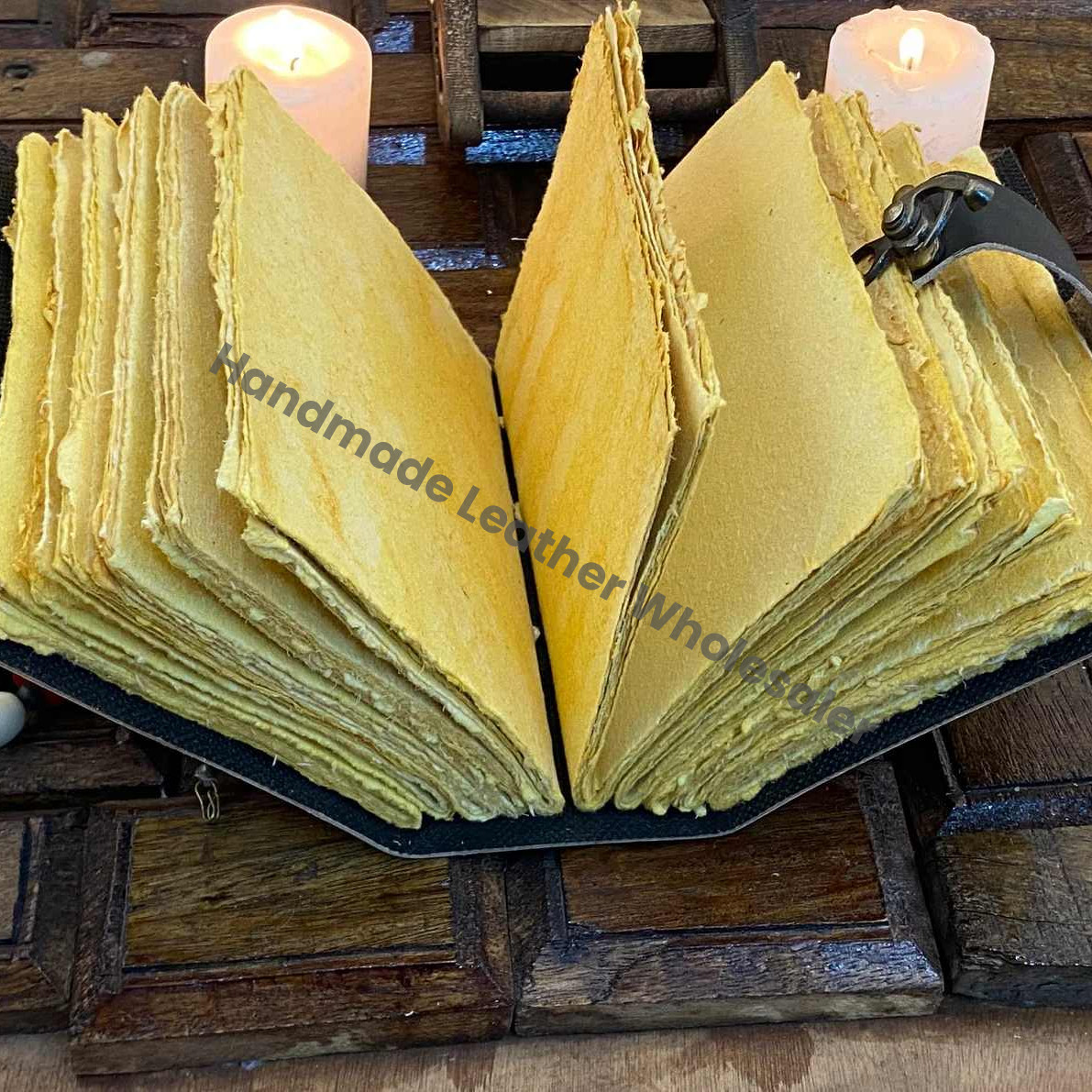 Large Grimoire leather journal, Moon Phases journal Book of Shadows ,Notebook Blank spell Leather