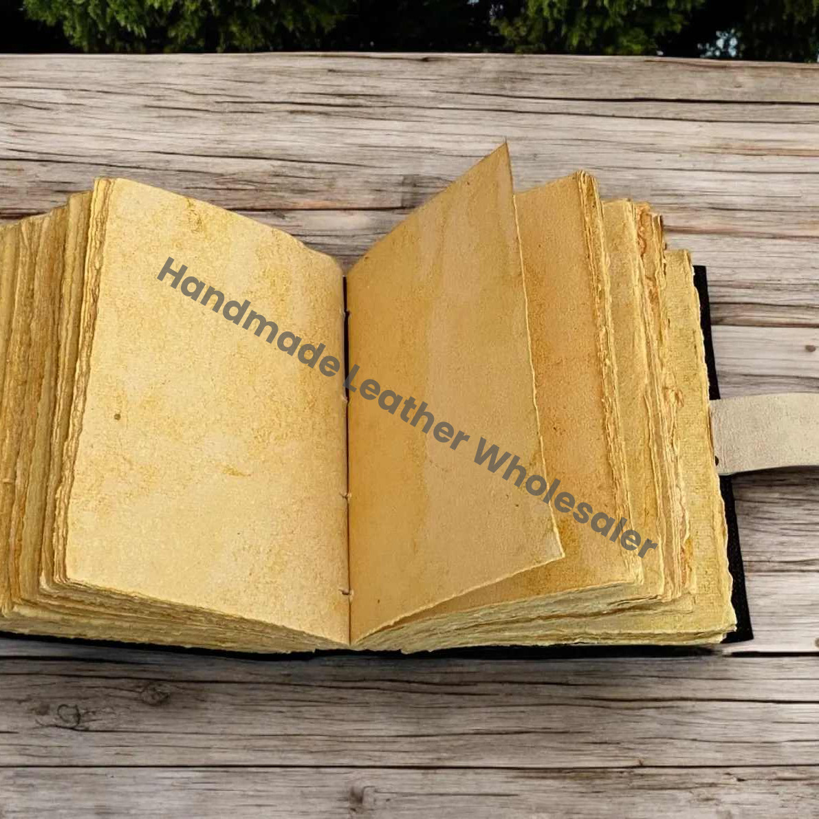 Ancient Style Grimoire, Thick Book of Shadows, Fantasy Art Journal, Vintage Looking Spell Book,