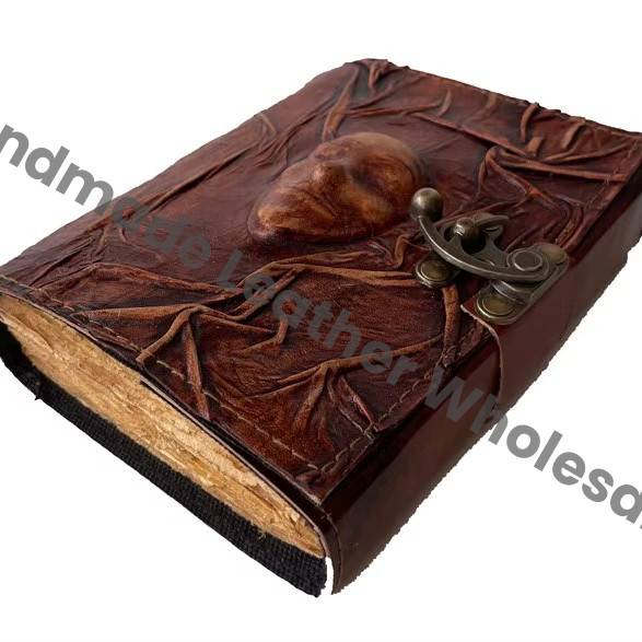 Antique Horror Leather Journal Handmade Vintage Brown Journal Blank Book Notebook Sketchbook Diary Personalized Journal