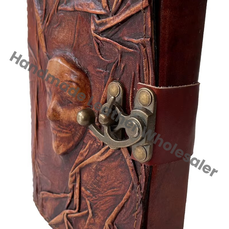 Antique Horror Leather Journal Handmade Vintage Brown Journal Blank Book Notebook Sketchbook Diary Personalized Journal