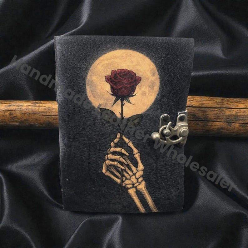 Antique Look Handmade Leather Journal Vintage Diary for Writers & Artists Rustic Grimoire: Vintage Spell Book of Shadows Vintage Paper Diary