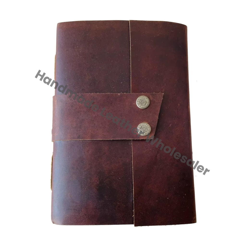 Antique Soft Leather Notebook & Sketchbook Leather Journal Book Kraft Paper Vintage Cover Custom ART PAPER LARGE NOTEBOOKS