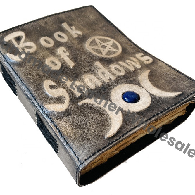 Book of Shadows Spell Book Prayer Notebook Vintage Leather Journal Witchcraft Books Wiccan Journal Handmade Blank Poetry Diary