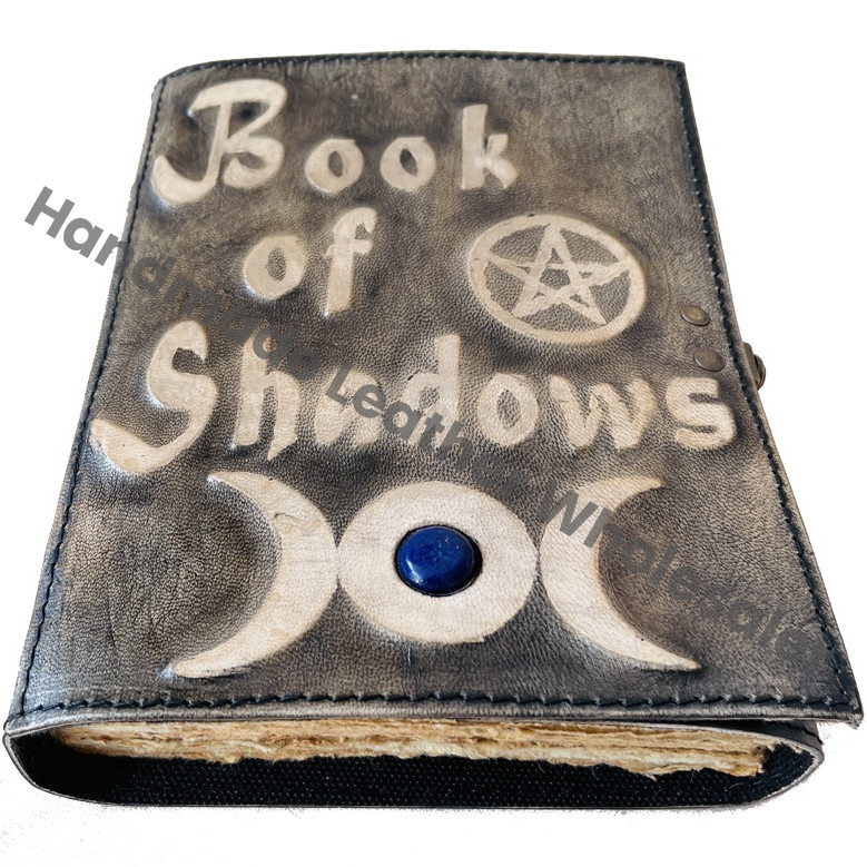 Book of Shadows Spell Book Prayer Notebook Vintage Leather Journal Witchcraft Books Wiccan Journal Handmade Blank Poetry Diary