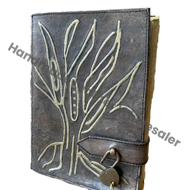 Book Shadows Hardcover Tree Life Notebooks Classic Vintage Spell Sketchbook Gift Women Artist Diary Planner Lock Spiral Paper