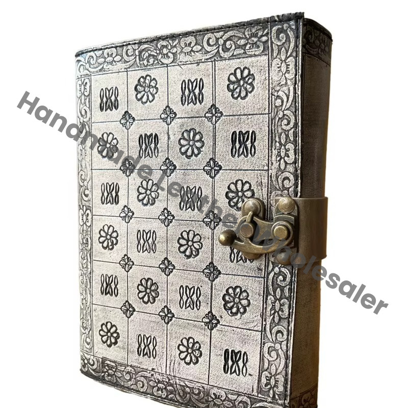 Book Shadows Leather Hardcover Notebook Classic Antique Vintage Spell Sketchbook Gift Women Artist Diary Planner Custom Logo