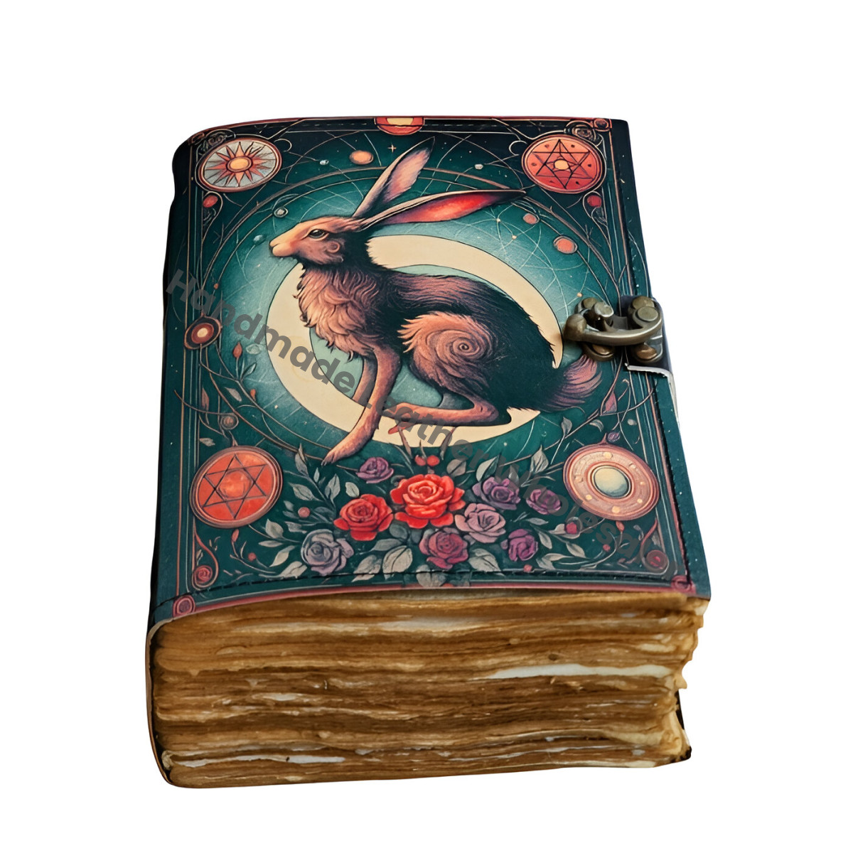 Bunny Leather Journal Notebook