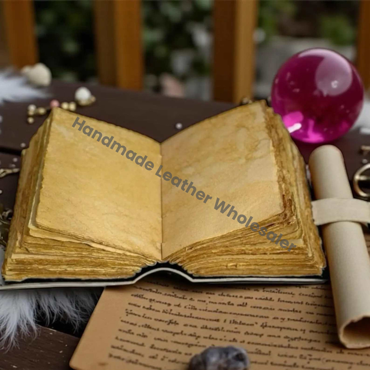Butterfly Leather Journal with Lock – Pages Vintage Grimoire Book of Shadows, Wiccan Witchcraft Spellbook, Gothic Witchy Diary