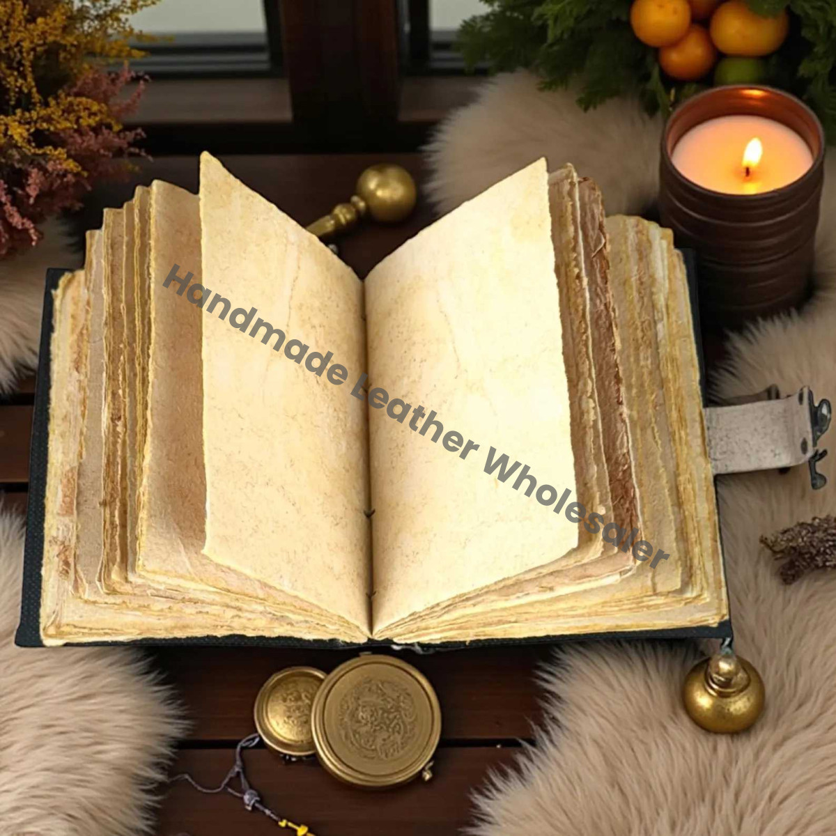 Butterfly Luna Moth Leather Journal Book of Shadows, Witchcraft Spell book Book of Shadows, Spell book Wiccan Pagan Gothic Magic Diary