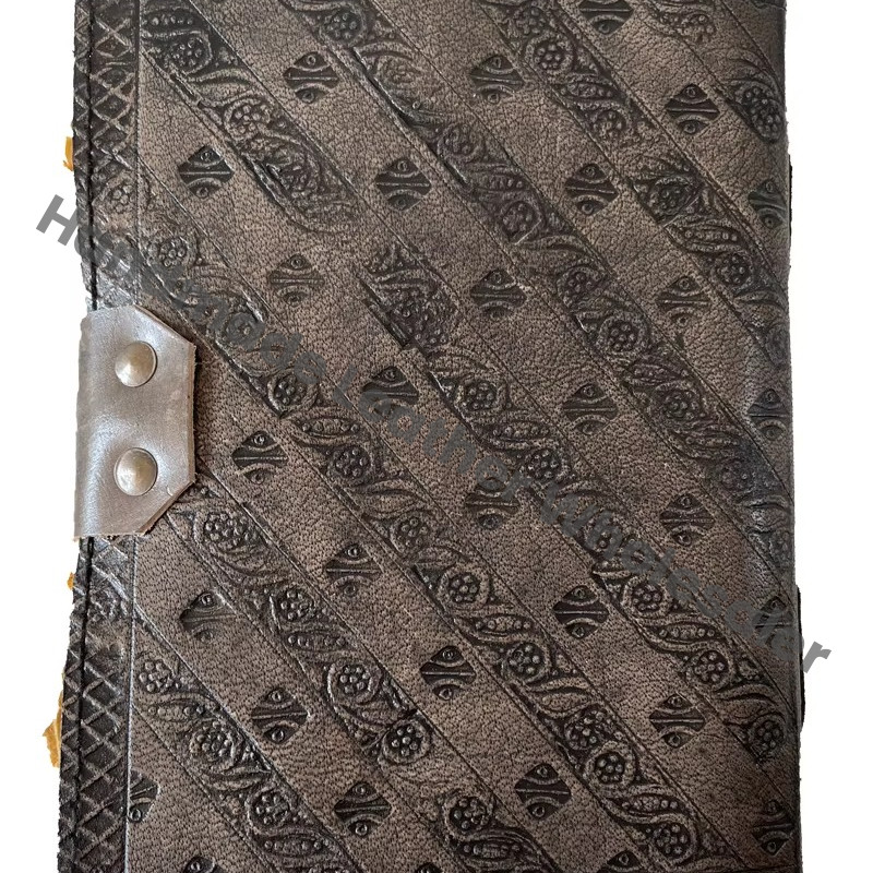 Butterfly With Women Vintage Leather Journal Flower Embossed Office Notebook Handbook Writing Journal Diary Sketchbook Journal