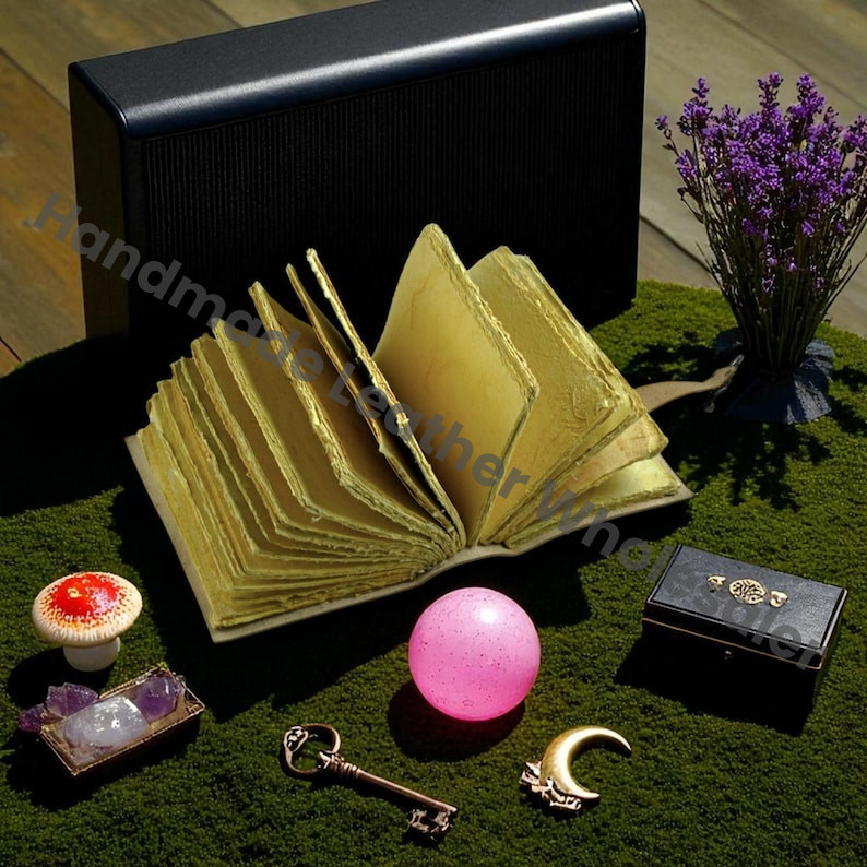 Celestial Sun & Moon Leather Journal: Ouroboros Serpent, Lockable Diary