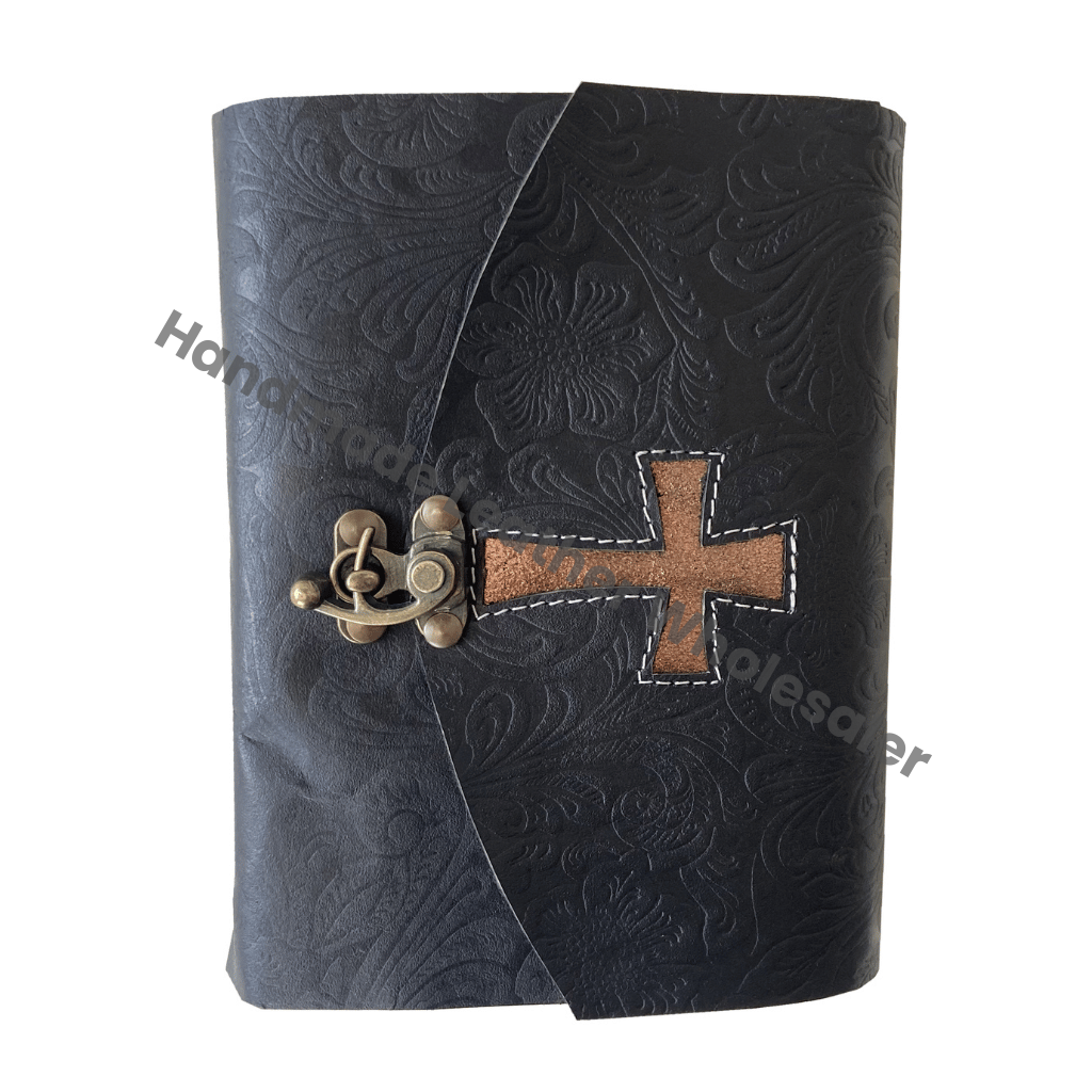 Celtic Cross Embossed Handmade Leather Journal Diary Notebook Leather Bound Vintage Journal Handbound Diary Rustic Journal