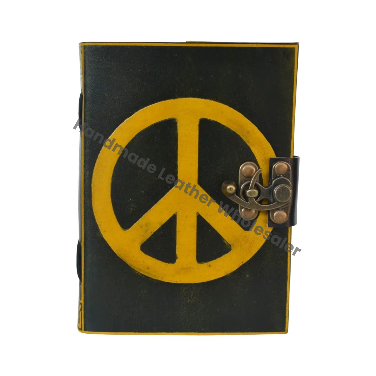 Celtic Knot Vintage Handmade Leather Hardcover Journal-Large Size Custom Logo Notebook Recyclable Handmade Paper Gift