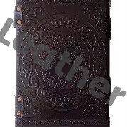 Chakra Notebooks New Pentagram Leather Journal Large Celtic Embossed Leather Journal With Lock Journal With Stone