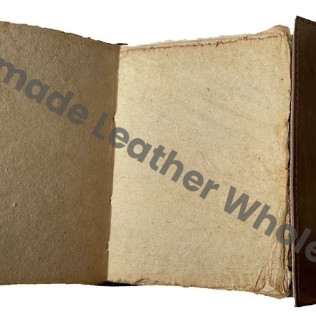 Chocus Pocus Genuine Leather Handmade Eco-friendly Address Book Thermal Binding Custom Logo Antique Design Gift