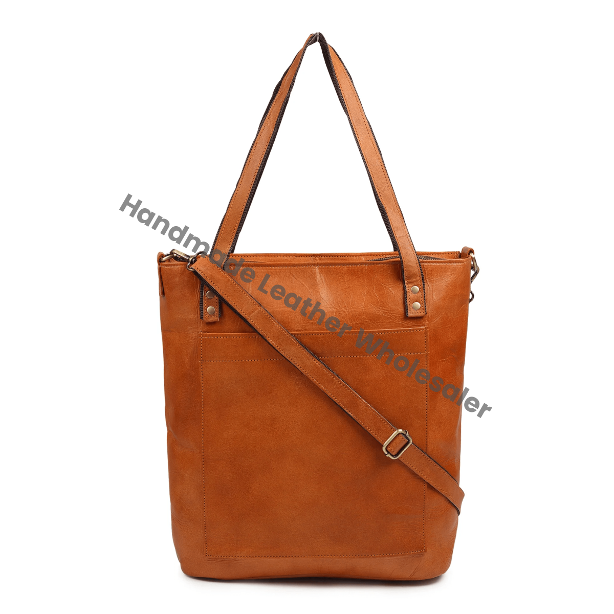 Classic Vertical Leather Tote