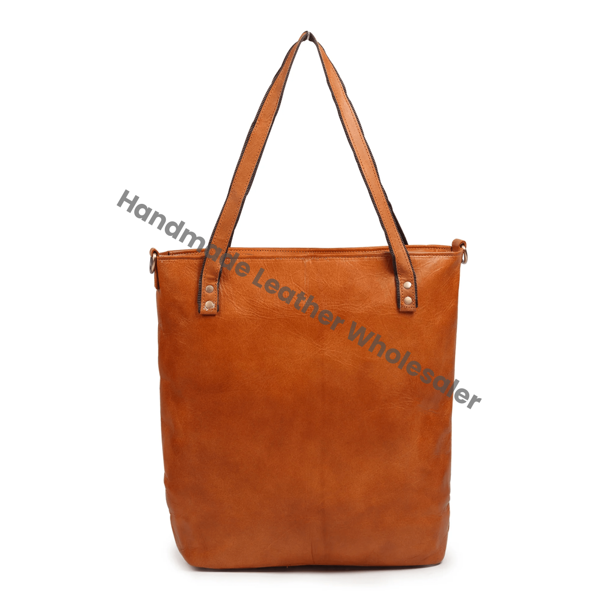 Classic Vertical Leather Tote
