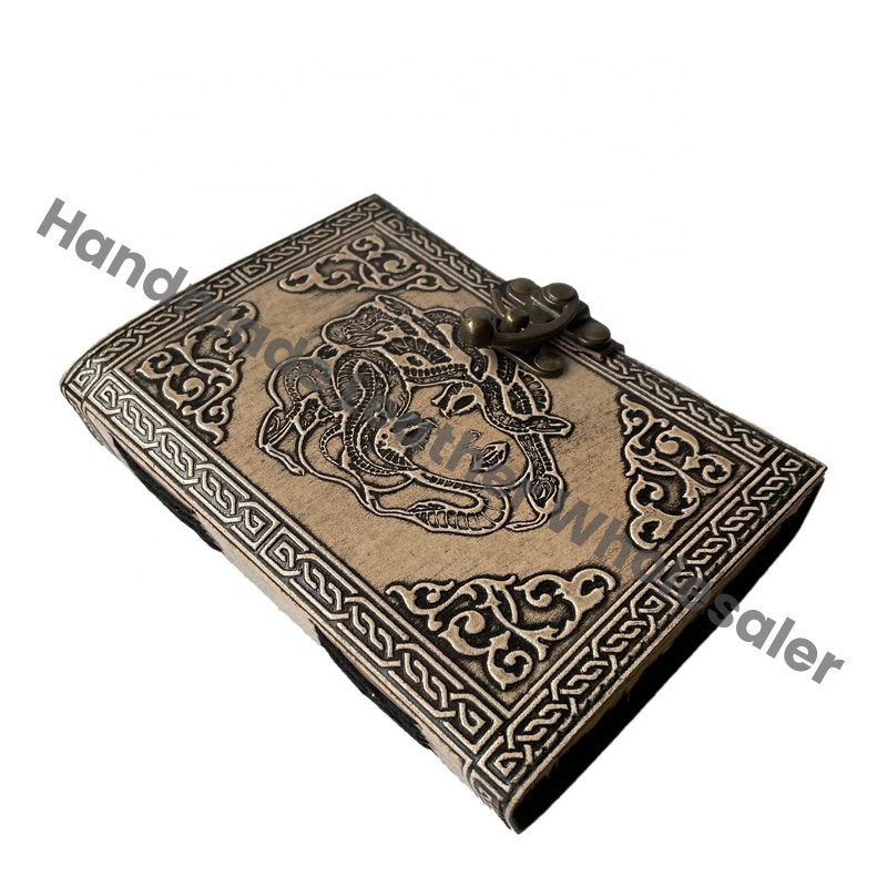 Custom Celtic Leather Hardcover Journal with Recyclable Handmade Paper Travel Notebook for Artists Students Best Gift