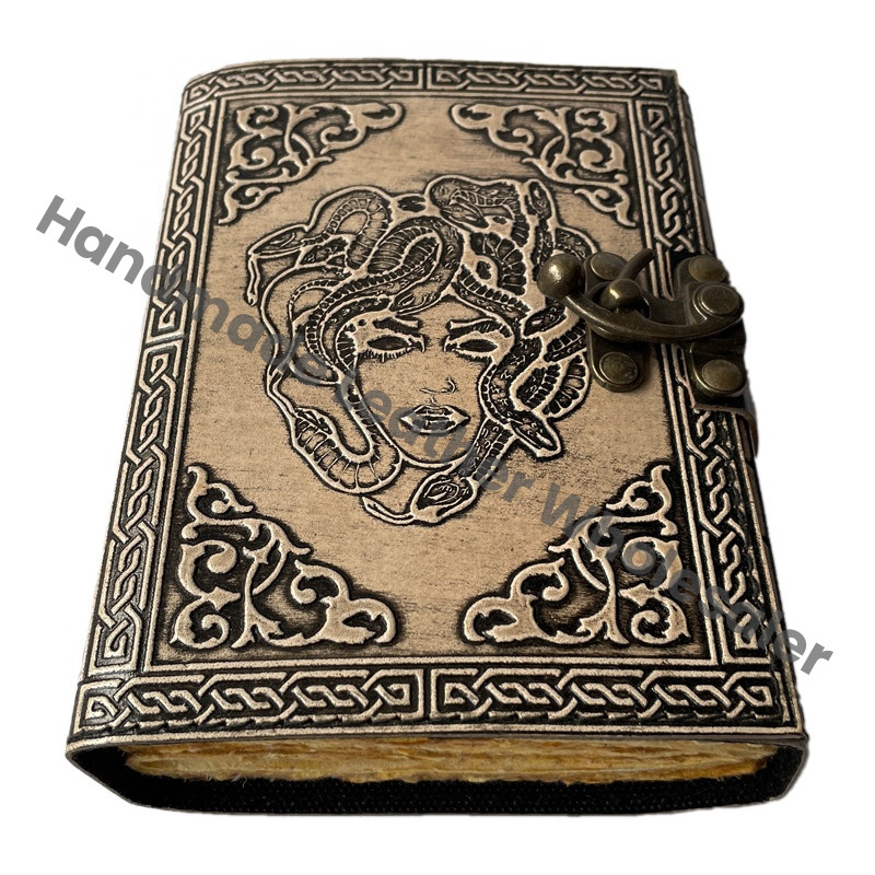 Custom Celtic Leather Hardcover Journal with Recyclable Handmade Paper Travel Notebook for Artists Students Best Gift