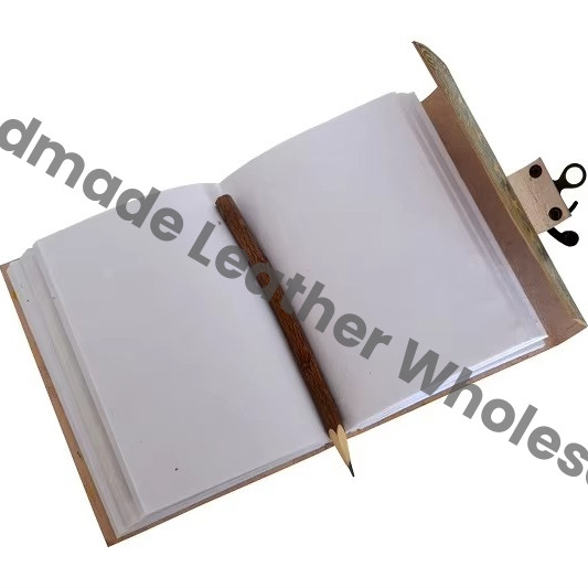 Custom Leather Address Book Embossed Cross Vintage Leather Handmade Eco-friendly Paper Customized Travel Sketchbook Gift