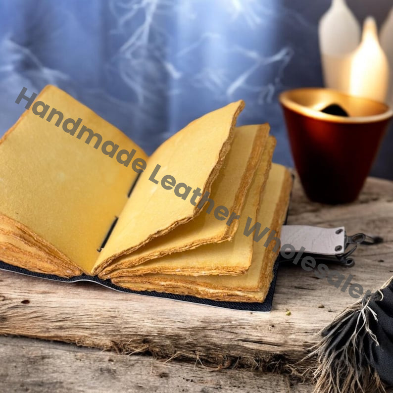 Darkhold Leather Journal: Book of Shadows, Grimoire with Lock