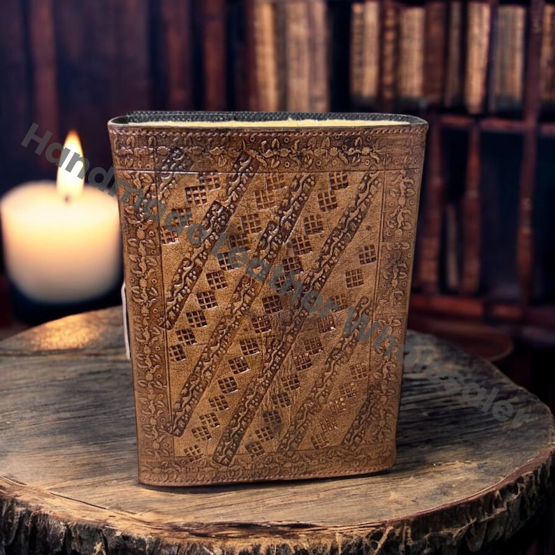 Darkhold Leather Journal: Book of Shadows, Grimoire with Lock