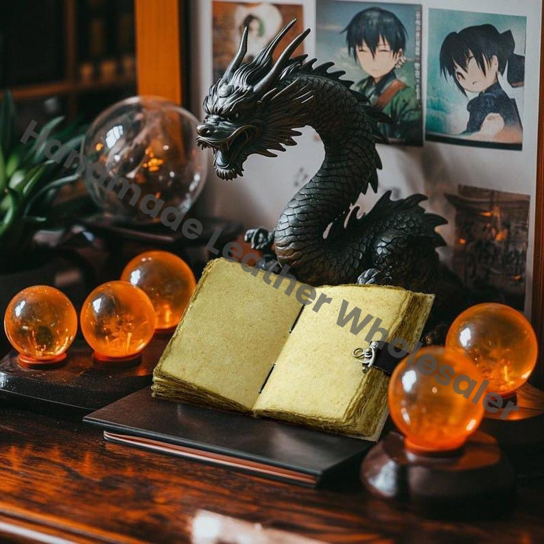 Dragon Ball Z Leather Journal: Shenron Embossed Anime Sketchbook