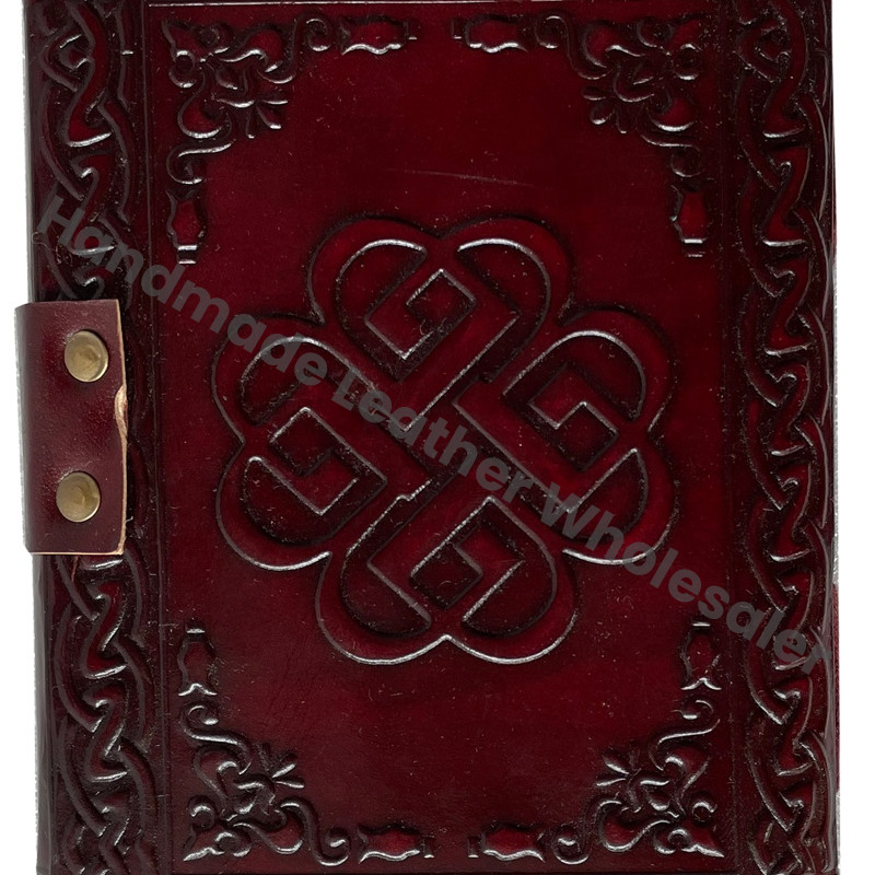 Dragon Embossed Leather Diary Hardcover Journal Gift Book Red Color Handmade Gratitude Journal Brown Leather Hardcover