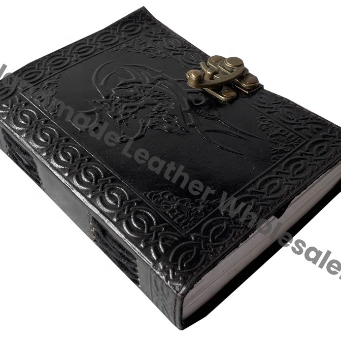 Dragon Journal Embossed Writing Antique Design Hardcover Gift Executive Travel Diary Notebook Recyclable Handmade