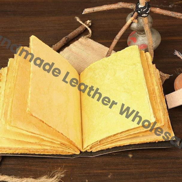 Dragon Leather Journal: Handmade Book of Shadows with Key Lock