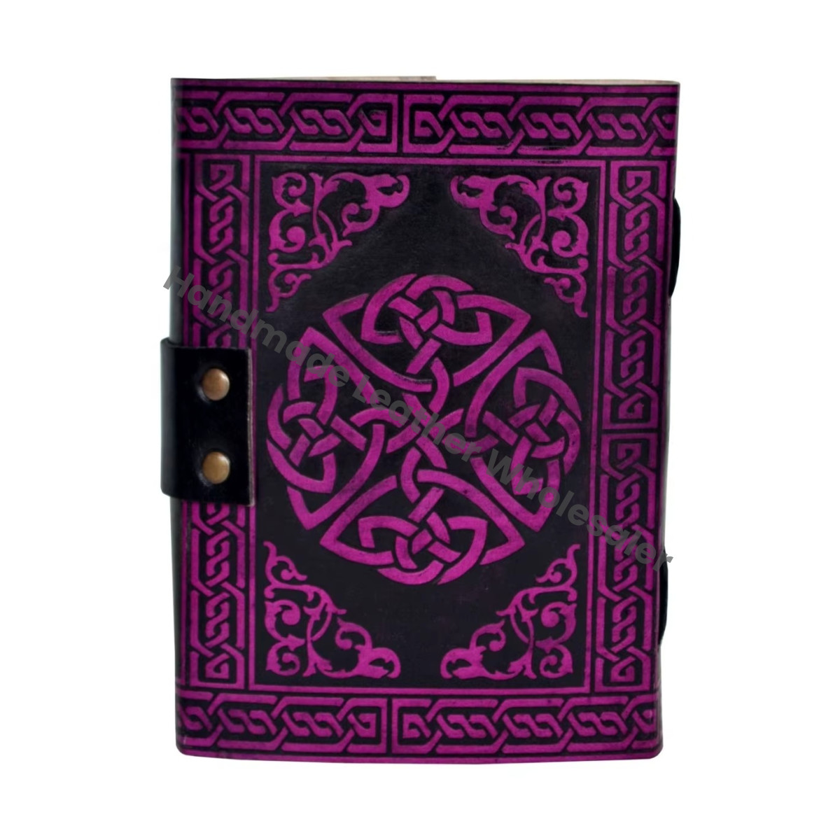 Dream Catcher Leather Journal Vintage Handmade Thermal Binding Large Book for Woman Spell Planner Sketchbook Supplies Diary Gift
