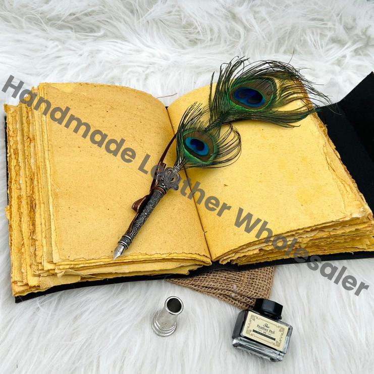 Egyptian Cat Leather Journal: Book of Shadows, Wiccan Grimoire