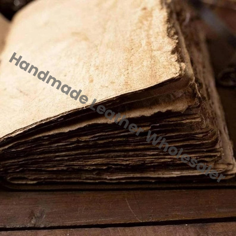 Embossed Dragon Leather Journal: A5 DND Notebook with Real Stone