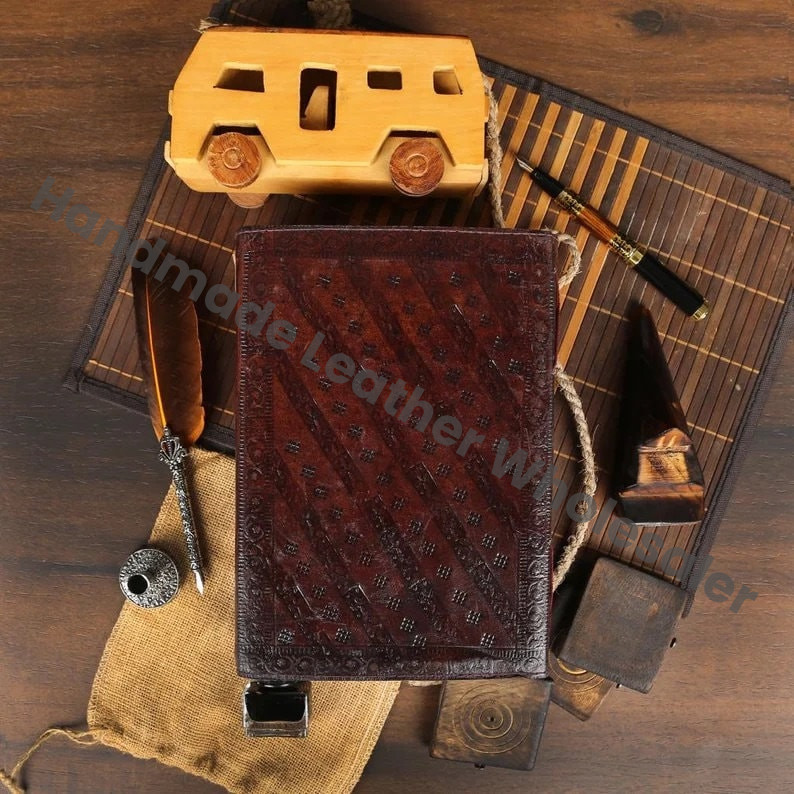 Embossed Tree of Life Leather Journal