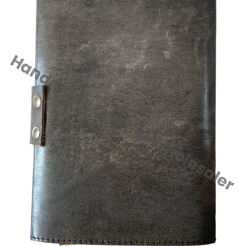 Fashion Style Notebooks Owl Leather Journals Hardcover Thermal Binding Vintage Embossing Pattern Charcoal Gift Writing Notebooks