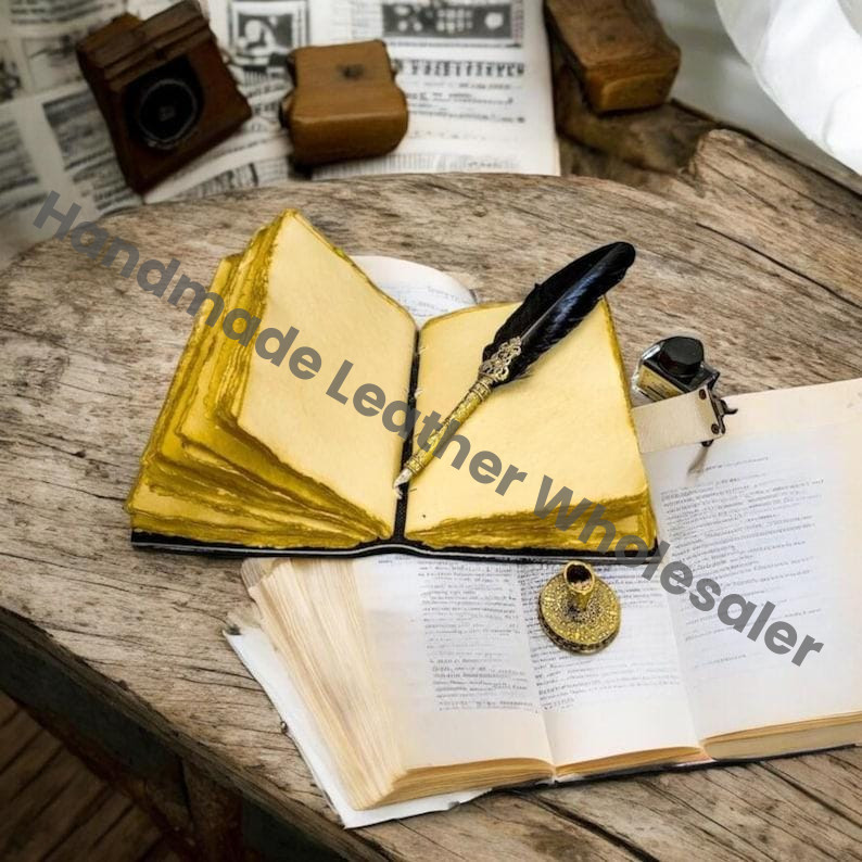 Fox Leather Grimoire, Book of Shadows, Christmas Gift