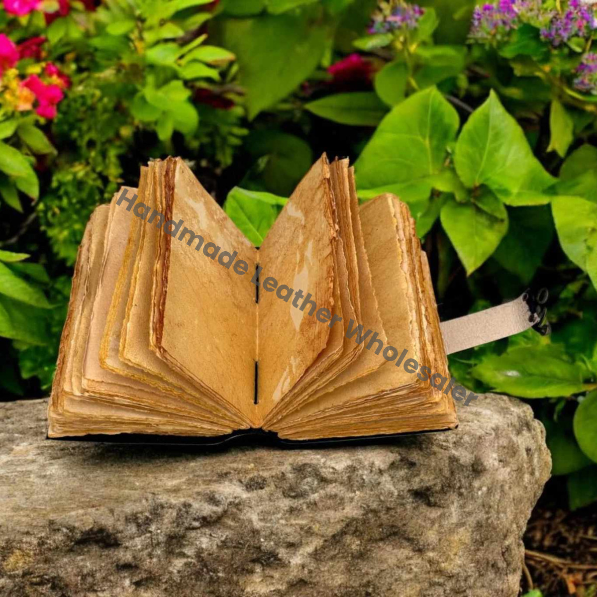 Fox Leather Journal with Lock: Handmade Writing Notebook Handmade Book of Shadows, Large Book Spell book