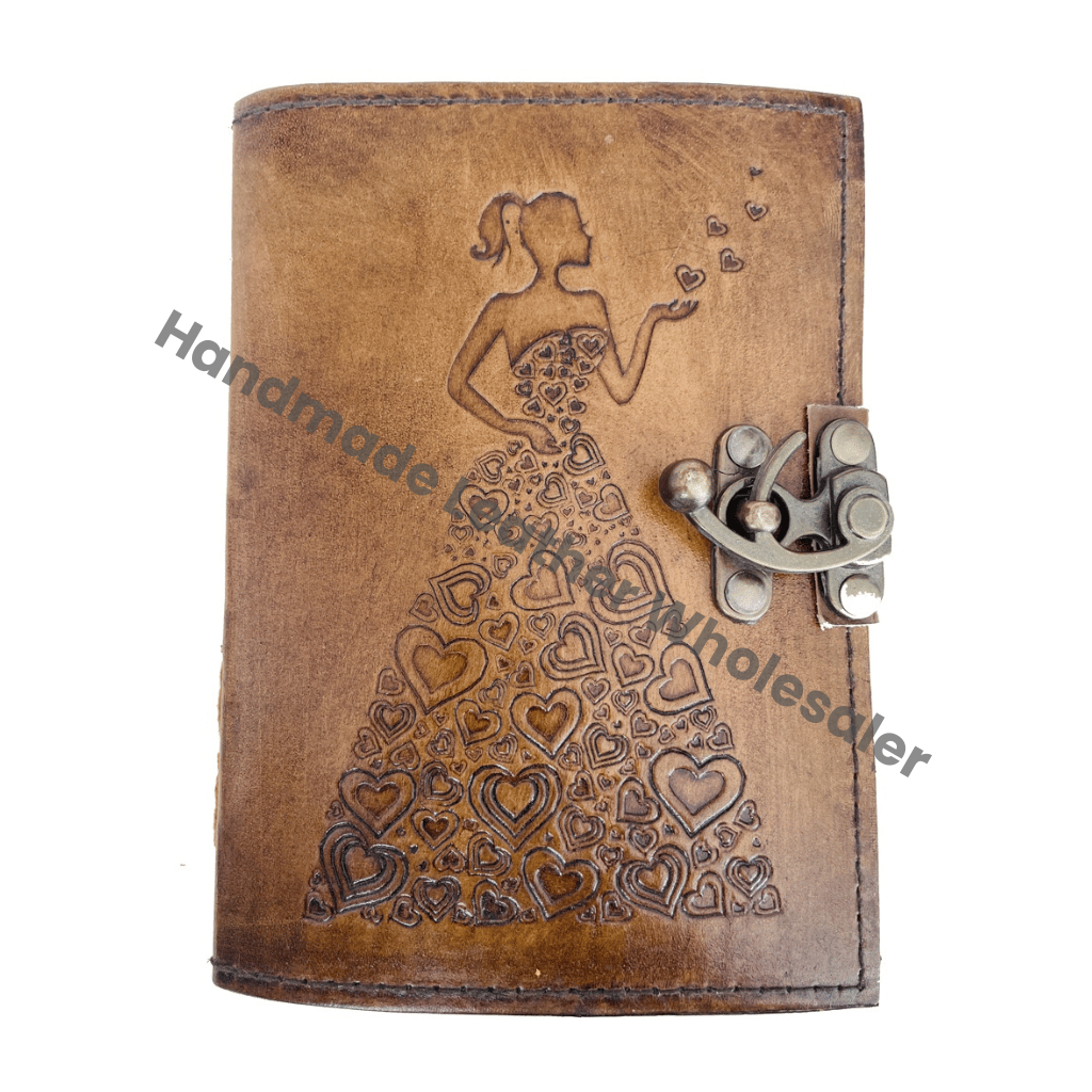 Genuine Celtic Leather Thermal Binding Hardcover Journal Handmade Fairy Notebook Diary SketchBook Vintage Design Gift