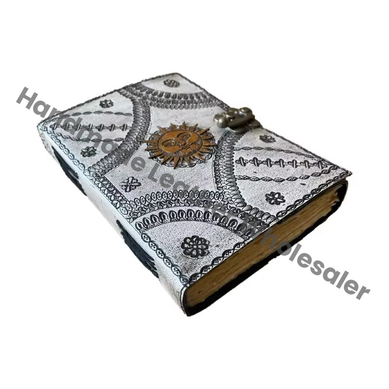 Goddess Sun Book of Shadows Journal for Writing Men & Women School Supplies Antique Embossed Travel Planner Notebook Diary