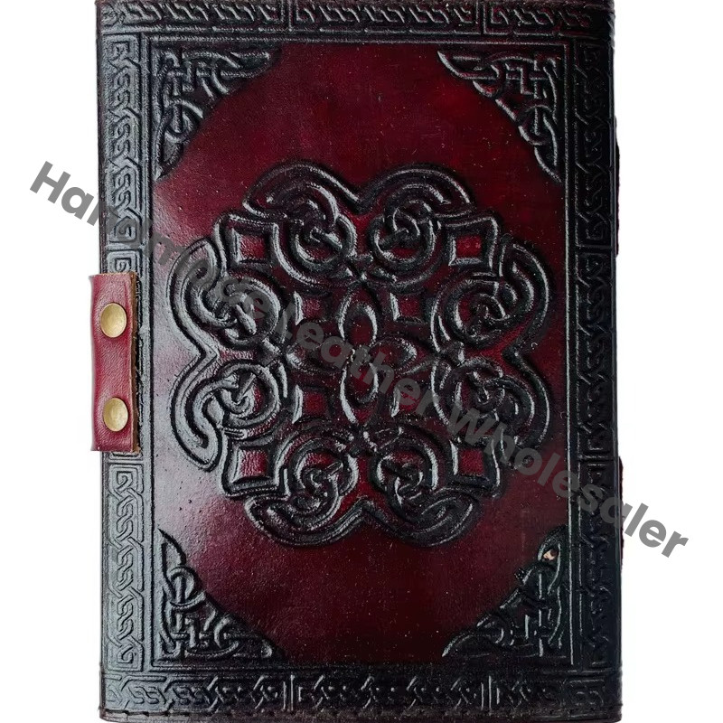 Greek Mytholigical Creature That Is Half Lion and Half Woman Vintage Leather Journal Yellow Genuine Cover Book of Spells Wiccan