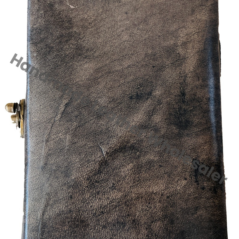 Grimoire Book Spells Gothic Leather Hardcover Journal with Custom Logo-Gift for Scarlet Witch Prop Merchandise