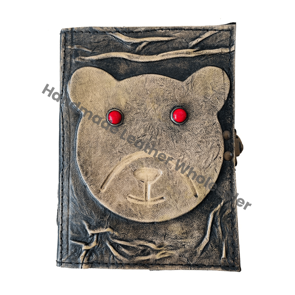 Grimoire Book Spells Gothic Leather Hardcover Journal with Custom Logo-Gift for Scarlet Witch Prop Merchandise