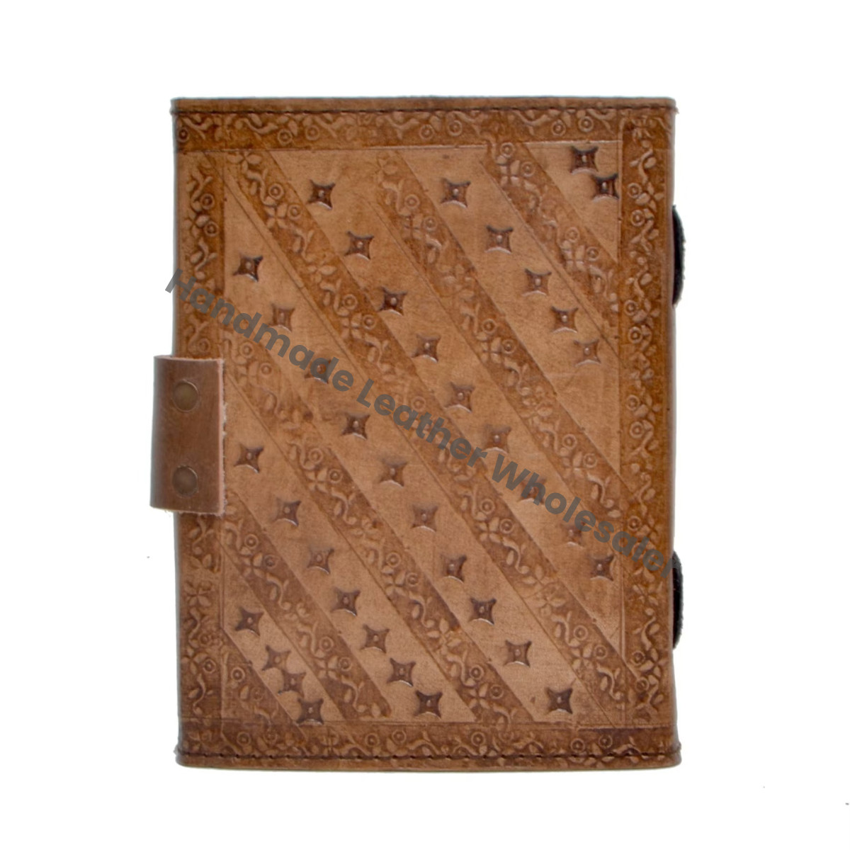 Grimoire Handmade Leather Dragon Embossed Spiral Binding Blank Journal Notebook Office Diary College Poetry Sketch