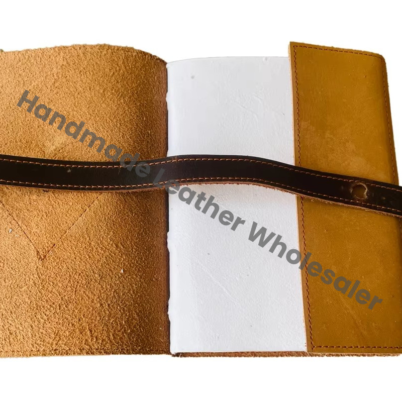 Grimoire Handmade Leather Heart Design Lock Key Blank Journal Recyclable Handmade Paper Book Shadows Notebook Office Poetry Gift