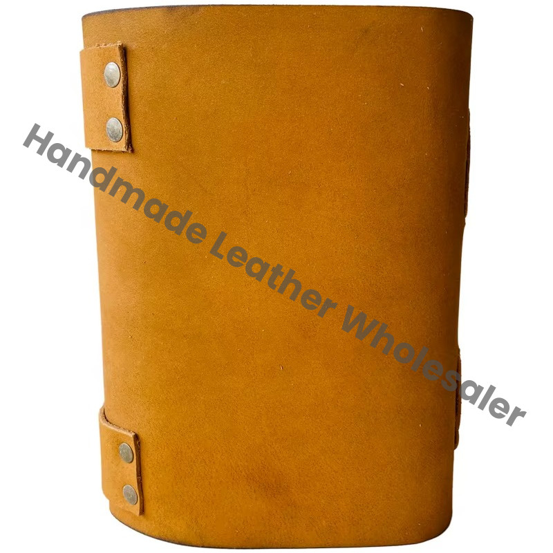 Halloween Cat Face High Quality Leather Spiral Bound Deckle Paper Notebook with Custom Logo Gift Box Packaging