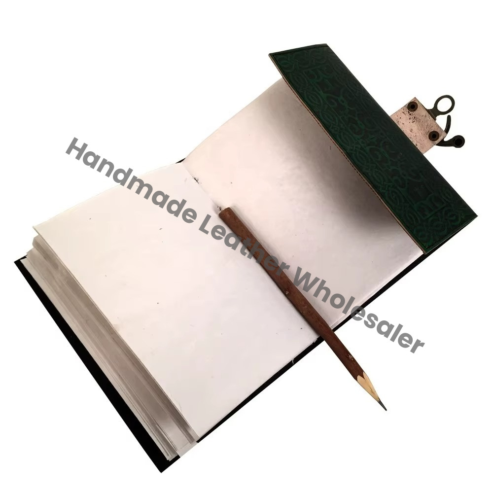 Hamsa Leather Vintage Handmade Journal Notebook for Woman Hardcover Custom Logo Gift Writing Planner Diary