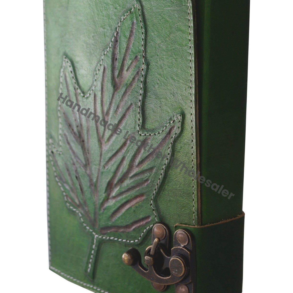 Handmade Antique Leather Hardcover Loose-Leaf Journal Sketchbook Notebook Planner Best Gift Unisex Diary