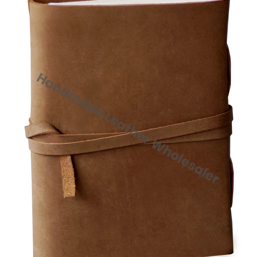 Handmade Embossed Feather with Antique Design Leather Notebook & Sketchbook Journal Eco-friendly Pencil Paper Gift