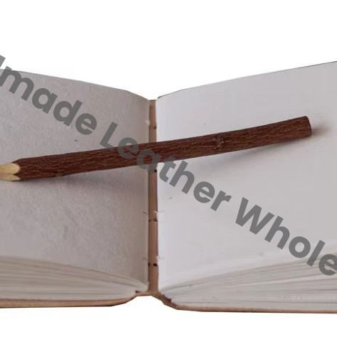 Handmade Embossed Mandala Chakra Design Charcoal Color Eco-friendly Paper Address Book Leather Journal Gift