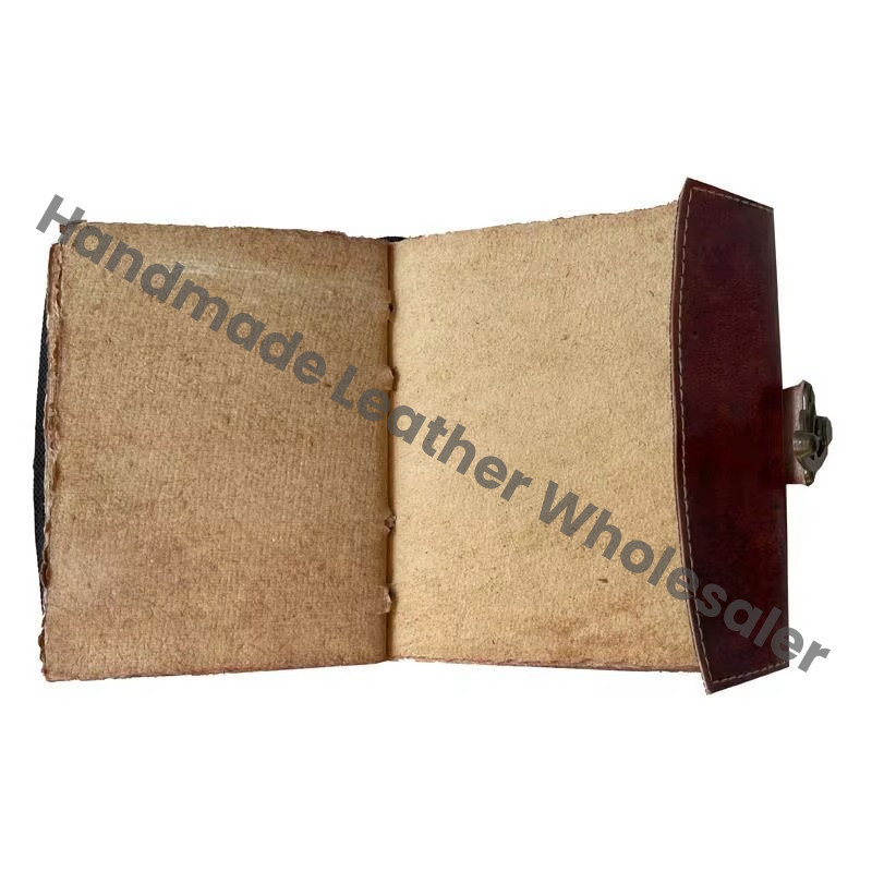 Handmade Journal Witchcraft Book, Wiccan Spell Book of Shadows, Antique Key Figured Locked Book Leather Diary Vintage Halloween